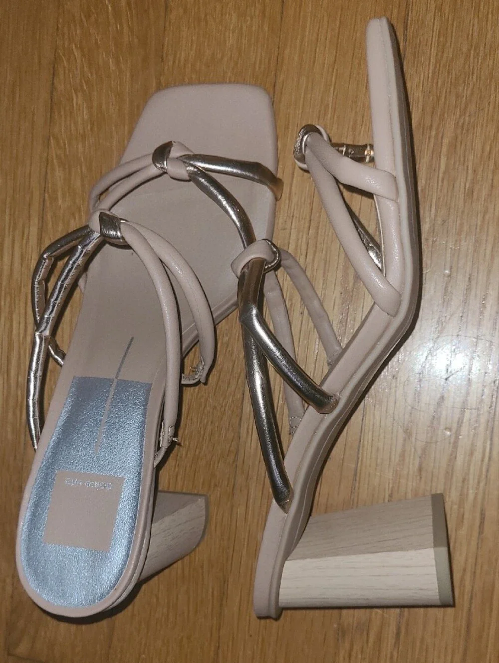 Dolce Vita Parris Knotted Block Heel Sandals